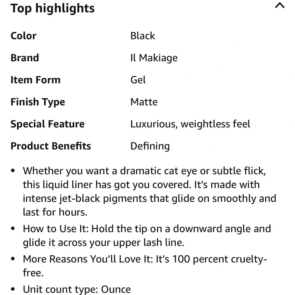 Waterproof Liquid Eyeliner